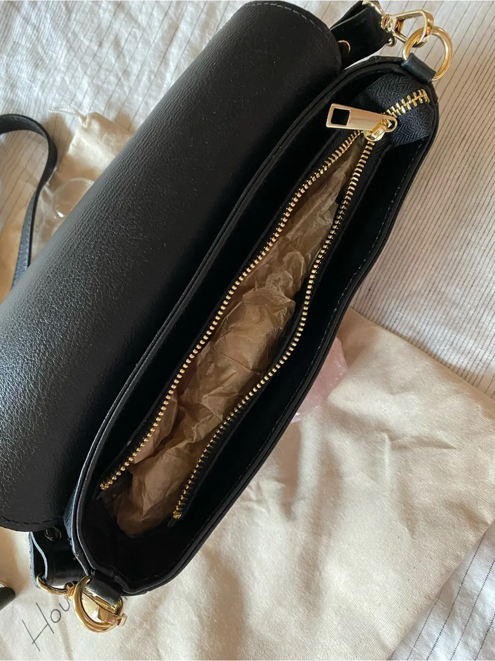 House of Harlow 1960 Leather Snake Bag Black Like New - Picture 5 of 6